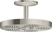 Hansgrohe Axor One douche de tête 280 1jet - modèle plafond avec bras - inox