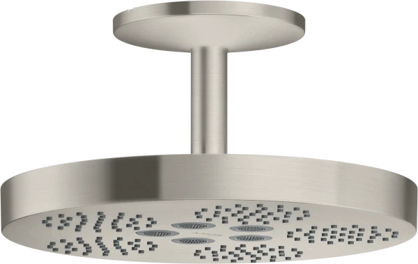 Hansgrohe Axor One douche de tête 280 1jet - modèle plafond avec bras - inox