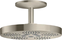 AX One douche tête 280 2j racc.plaf. brushed nickel