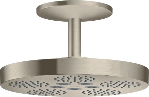 AX One douche tête 280 2j racc.plaf. brushed nickel