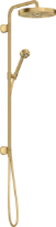 AX One Showerpipe 280 1jet avec douchette brushed gold