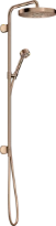 AX One Showerpipe 280 1jet avec douchette polished red gold
