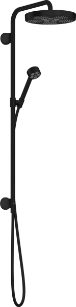 AX One Showerpipe 280 1jet avec douchette noir mat