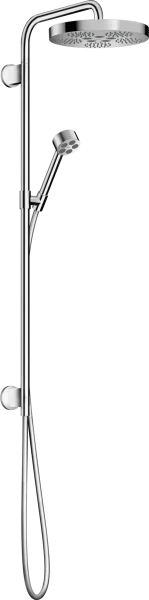 Hansgrohe Axor One Showerpipe 280 1jet avec douchette - chromé