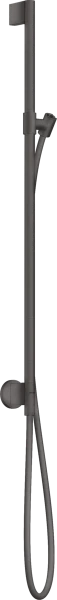 Hansgrohe Axor One glijstang met geïntegreerde wandaansluitbocht - brushed black chrome