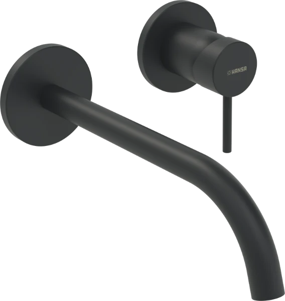 Hansa HansaPublic set de finition pour robinet lavabo noir mat