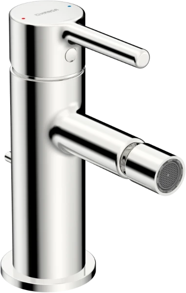 Hansavantis Style eengreepsbidetmengkraan met automatische lediging - chroom
