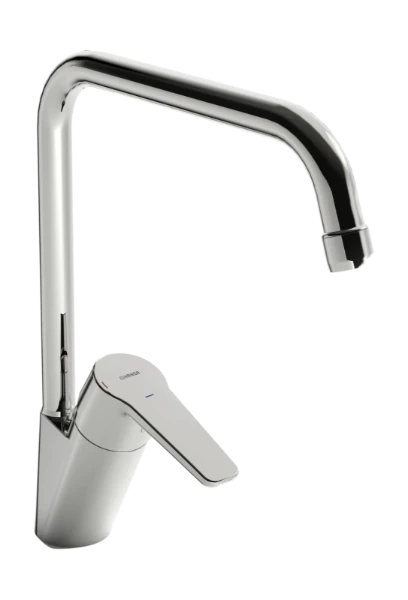 Hansa HansaPolo mitigeur cuisine - bec pivotant - avec limitateur de température - cold start 6l/min - chromé