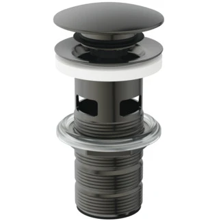 Ideal Standard Atelier Collections vidage clic-clac avec trop-plein - Brushed Gun Metal