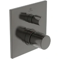 Ideal Standard Ceratherm C100 rob douche  therm a encastrer (set de finition) Brushed Gun metal