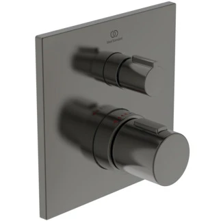 Ideal Standard Ceratherm C100 rob douche  therm a encastrer (set de finition) Brushed Gun metal