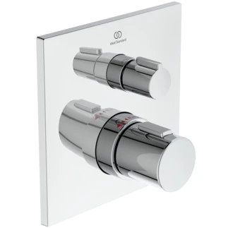 Ideal Standard Ceratherm C100 rob douche  therm a encastrer (set de finition) chromé