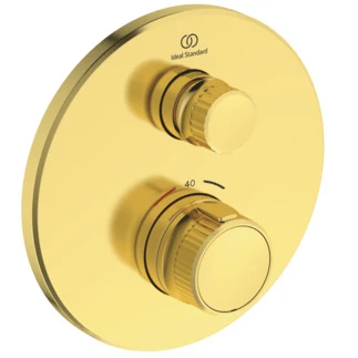 Ideal Standard CeraTherm Navigo T rob douche  therm a encastrer (set de finition) ronde Brushed Gold
