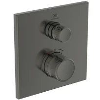 Ideal Standard CeraTherm Navigo C rob douche  therm a encastrer (set de finition) carré Brushed Gun metal