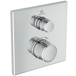 Ideal Standard CeraTherm Navigo C rob douche  therm a encastrer (set de finition) carré chromé