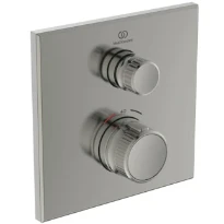 Ideal Standard CeraTherm Navigo C rob douche  therm a encastrer (set de finition) carré RVS look