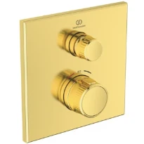 Ideal Standard CeraTherm Navigo C rob douche  therm a encastrer (set de finition) carré Brushed Gold
