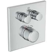 Ideal Standard Ceratherm Navigo C set de finition pour robinet thermostatique bain encastré carré - chromé