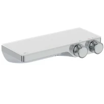 Ideal Standard Ceratherm S200 robinet thermostatique douche avec tablette en verre - chromé