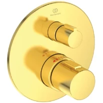 Ideal Standard Ceratherm T100 rob douche  therm a encastrer (set de finition) Brushed Gold