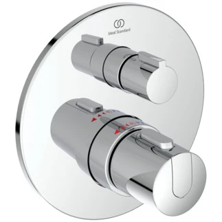 Ideal Standard Ceratherm T100 set de finition pour robinet thermostatique douche encastré - chromé