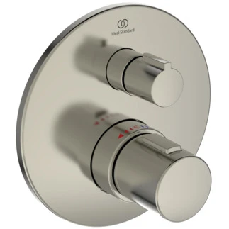 Ideal Standard Ceratherm T100 set de finition pour robinet thermostatique douche encastré - look inox