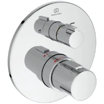Ideal Standard Ceratherm T100 rob bain/douche a encastrer (set de finition) remplissage via trop plein chromé