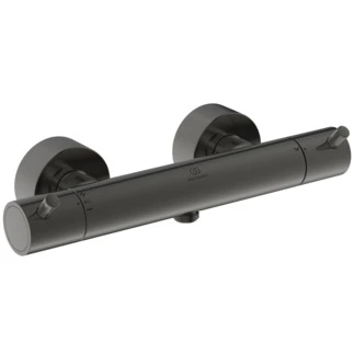Ideal Standard Ceratherm T125 robinet thermostatique douche avec pin poignées - Brushed Gun Metal