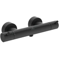 Ideal Standard Ceratherm T125 robinet thermostatique douche avec pin poignées - Silk Black