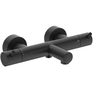 Ideal Standard Ceratherm T125 robinet thermostatique bain avec pin poignées - Silk Black