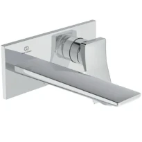 IDEAL STANDARD Conca Mitigeur mural (partie apparente), bec 180 mm, rosace 2 trous, Kit 1 chromé