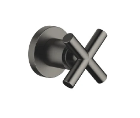 DORNBRACHT Tara Robinet d’arrêt à encastrer fermant à droite 1/2" Dark Platinum matt