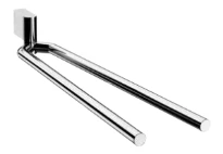 EMCO System2, porte-serviettes, 2 parties, pivotable, 487mm, chromé