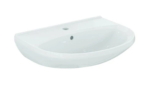 R027401 Ideal Standard Alpha wastafel 600 x 460 mm - wit - met kraangat - met overloop