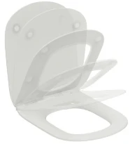 Ideal Standard Tesi abattant et couvercle sandwich - silk white - softclose easy takeoff