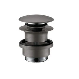 Hansgrohe Push Open DN32 Brushed Black Chrome