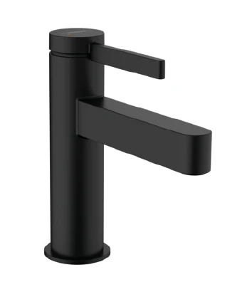 Hansgrohe Finoris 100 mitigeur lavabo avec clic-clac  - noir matt