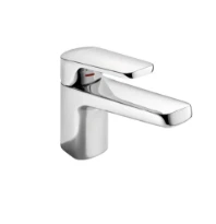 HEWI  mitigeur lavabo monocomm. chromé, cubique, levier fermé
