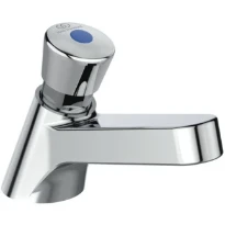 IDEAL STANDARD Alpha Robinet temporisé indication bleu ou rouge chromé