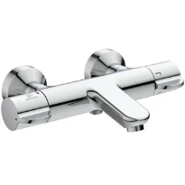 IDEAL STANDARD Ceraplus 2 Mitigeur thermostatique bain/douche avec possibilité de désinfection, raccords-s et isolation thermique chromé