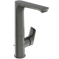 Ideal Standard Connect Air mitigeur lavabo avec hoge et bec pivotant, avec vidage 5l/min Brushed Gun Metal