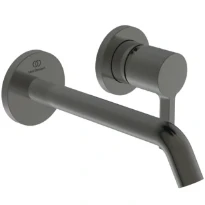 Ideal Standard Joy mitigeur mural (partie apparente), bec 200 mm, 2 rosaces Brushed Gun Metal