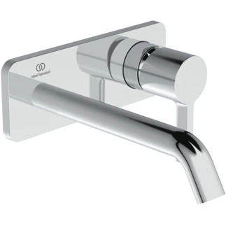 Ideal Standard Joy mitigeur mural (partie apparente), bec 200 mm, 2-trous rosace chromé