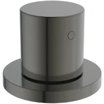 Ideal Standard Joy Neo diverseur 3/4 kit 2 ronde rozet Brushed Gun metal