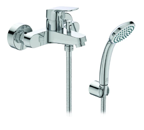 B1722AA Ideal Standard Ceraflex badmengkraan met handdoucheset 80 mm - chroom
