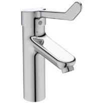 MITIGEUR IDEAL STANDARD chrome laiton chromé anti-vandalisme a.poignée médicale 160mm s.vidage+brise jet lamin.