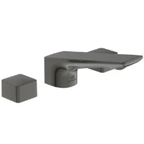 Ideal Standard Conca rob lavabo 3-trous avec trop plein en metal 5l/min Brushed Gun metal