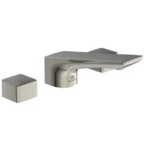 Ideal Standard Conca rob lavabo 3-trous avec trop plein en metal 5l/min RVS look