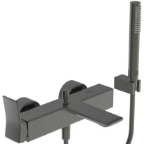 Ideal Standard Conca mitigeur bain avec set douchette en stick 1 fonction - Brushed Gun Metal
