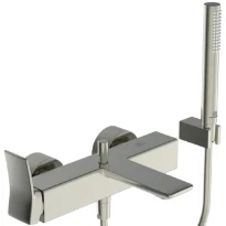 Ideal Standard Conca mitigeur bain avec set douchette en stick 1 fonction - look inox